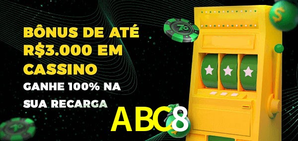 ABC8 melhor bônus de depósito