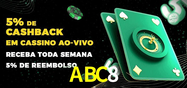 Promoções do cassino ao Vivo ABC8